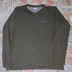 COLUMBIA brown/grey long sleeve